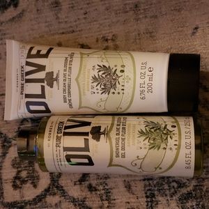 KORRES BUNDLE Pure Greek Olive and Santorini Sea Mist Shower Gel & Body Cream